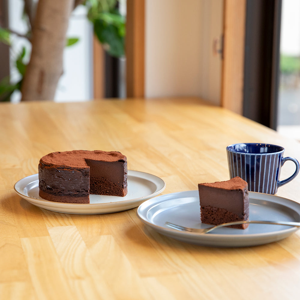 musubi-cafe 京豆腐の生チョコレートケーキ