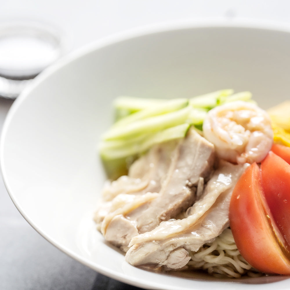 楽仙樓 黒酢冷麺と冷麺食べ比べセット