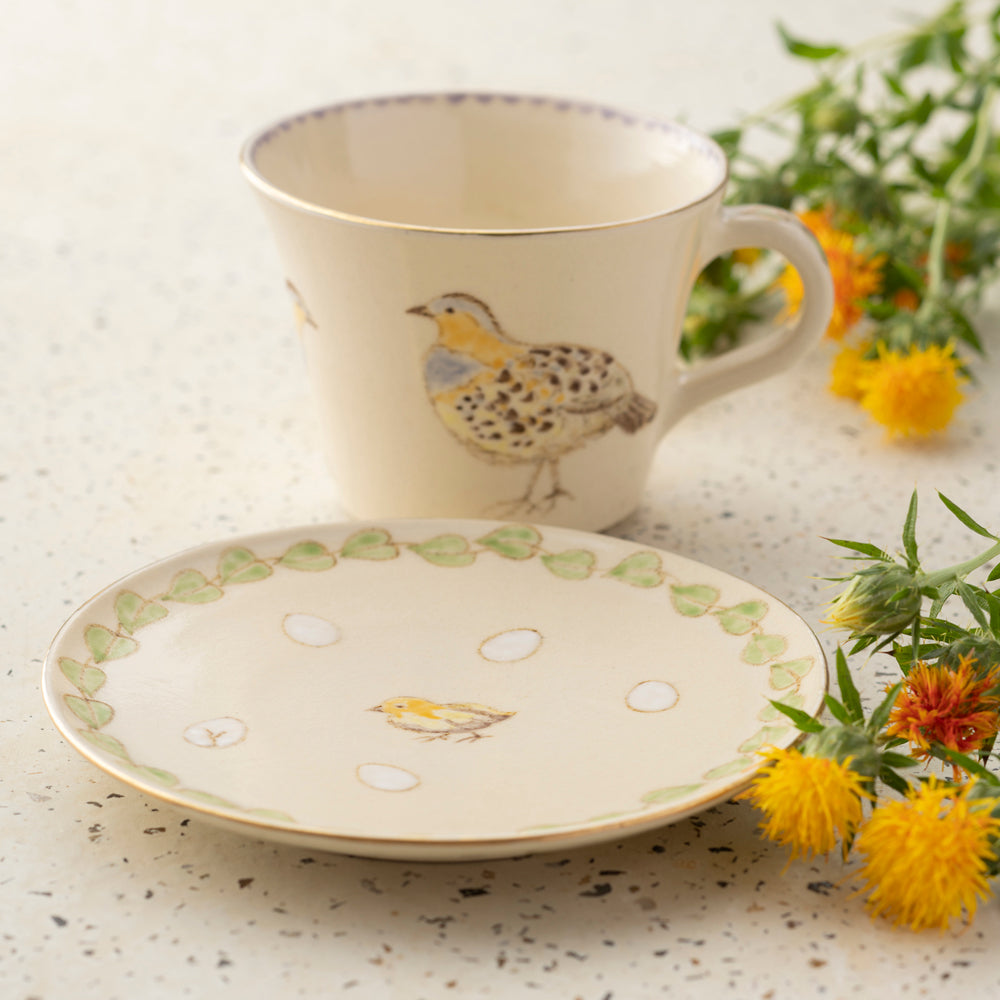 友田多紀 カップ&ソーサー「こじゅけい」