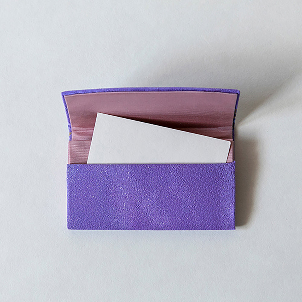 手描き京友禅染の名刺入れ (伊と幸×染色作家 奥野むつみ)