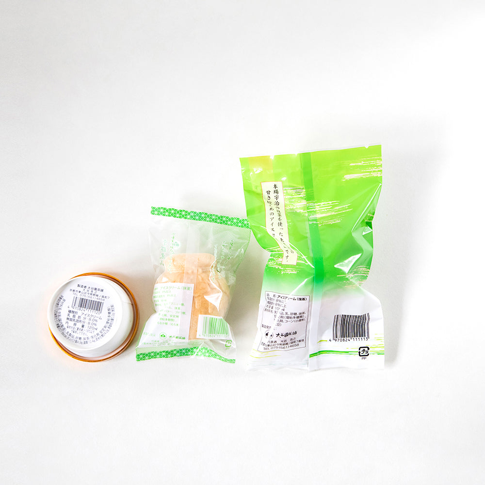 大谷園茶舗 【Leaf KYOTO mall限定】宇治抹茶アイス 4種セット