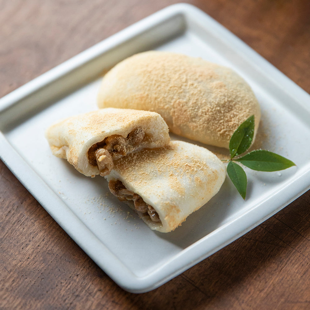 お豆の里 あみがさ納豆もち(砂糖)6個セット